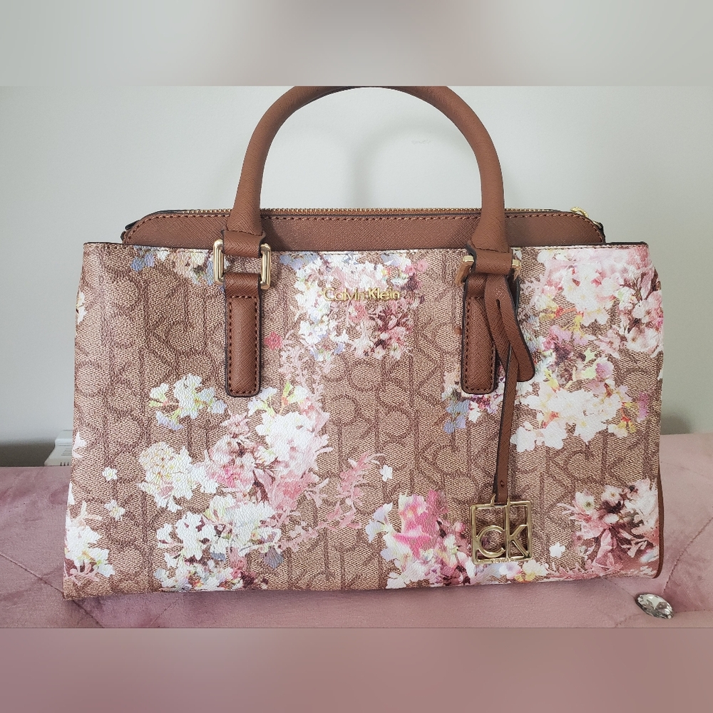Calvin Klein Floral Brown Women's Bag